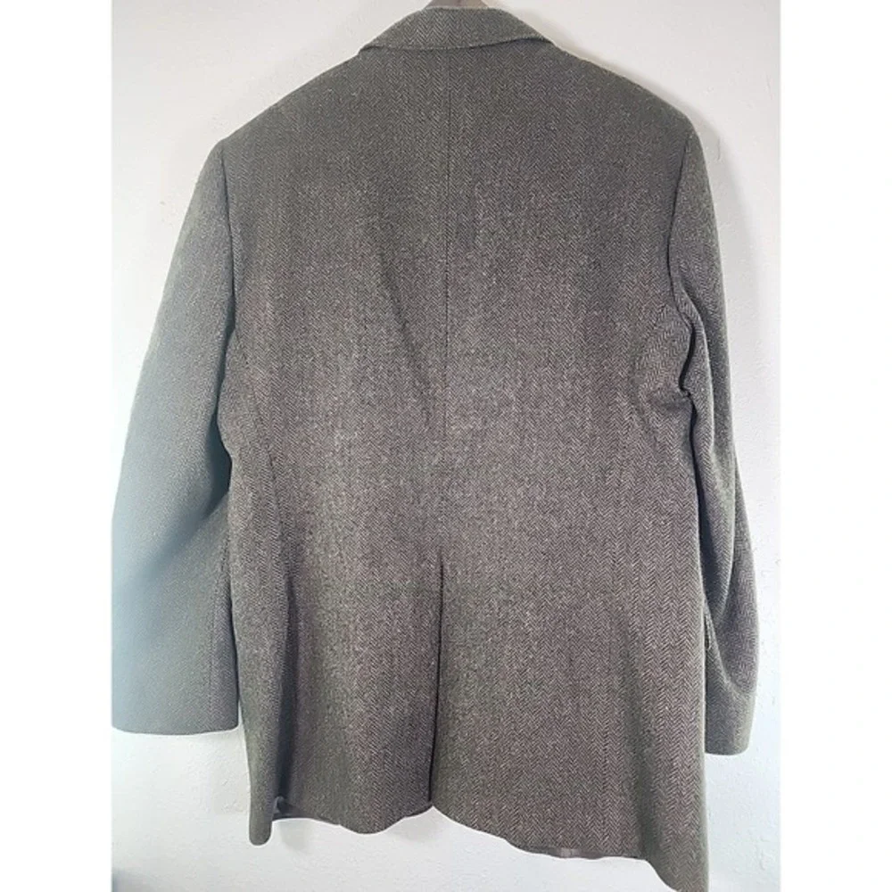 Arnold Palmer Vintage Brown Herringbone Tweed Wool Sport‎ Coat Blazer  Men's 42R